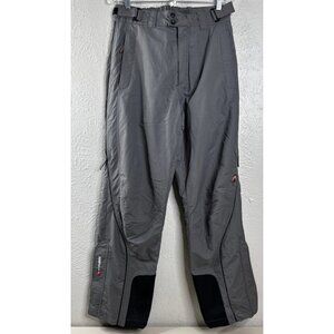 Alpine Men Medium (Actual 30 Adjustable x32) Ski Snow Pants Gray Lined Nylon EUC